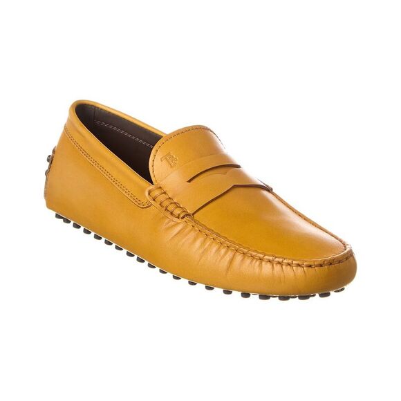 Tod’S Nuovo Gommino Leather Loafer, Yellow
